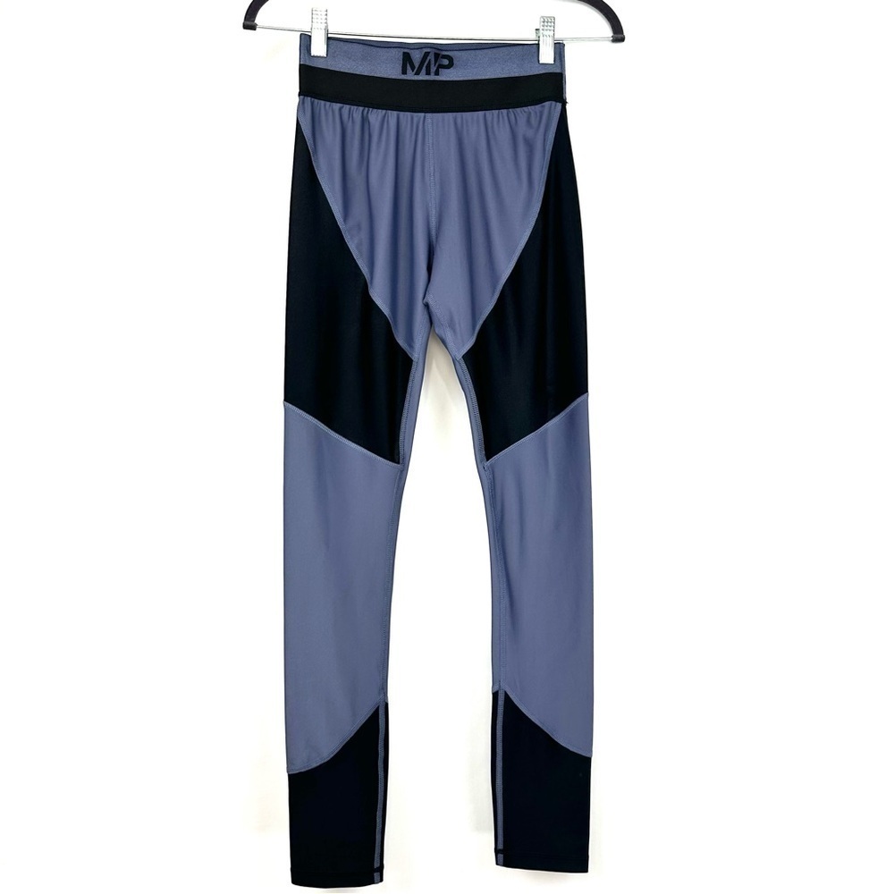MP MyProtein NEW Women’s Sz S Activewear Leggings Blue & Black Performance Pants